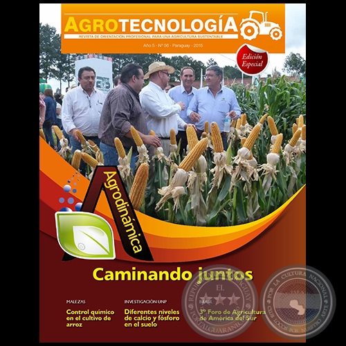 AGROTECNOLOGÍA Revista - AÑO 5 - NÚMERO 56 - AÑO 2015 - PARAGUAY
